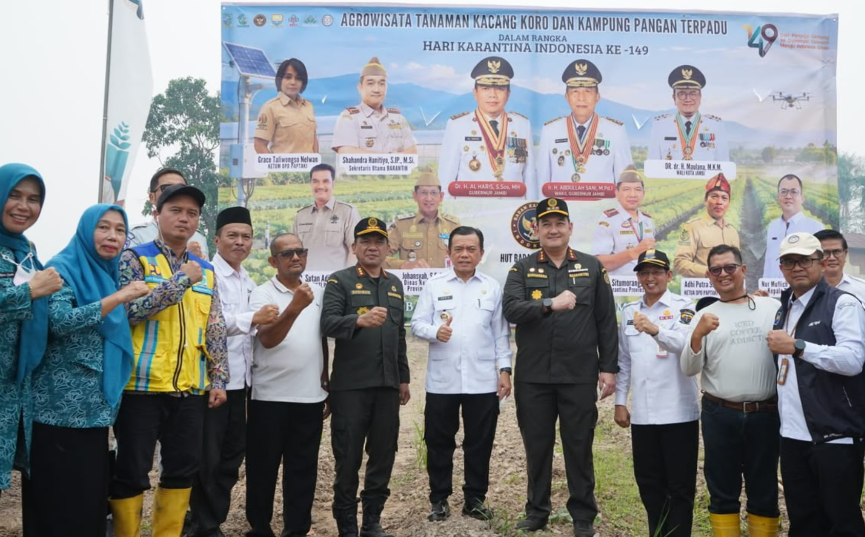 Barantin dan Pemprov Jambi Kembangkan Kampung Pangan Terpadu di Buluran Kenali