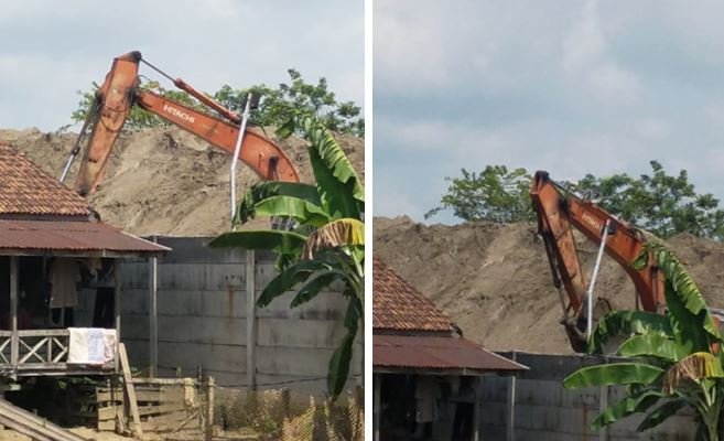 tumpukan pasir
